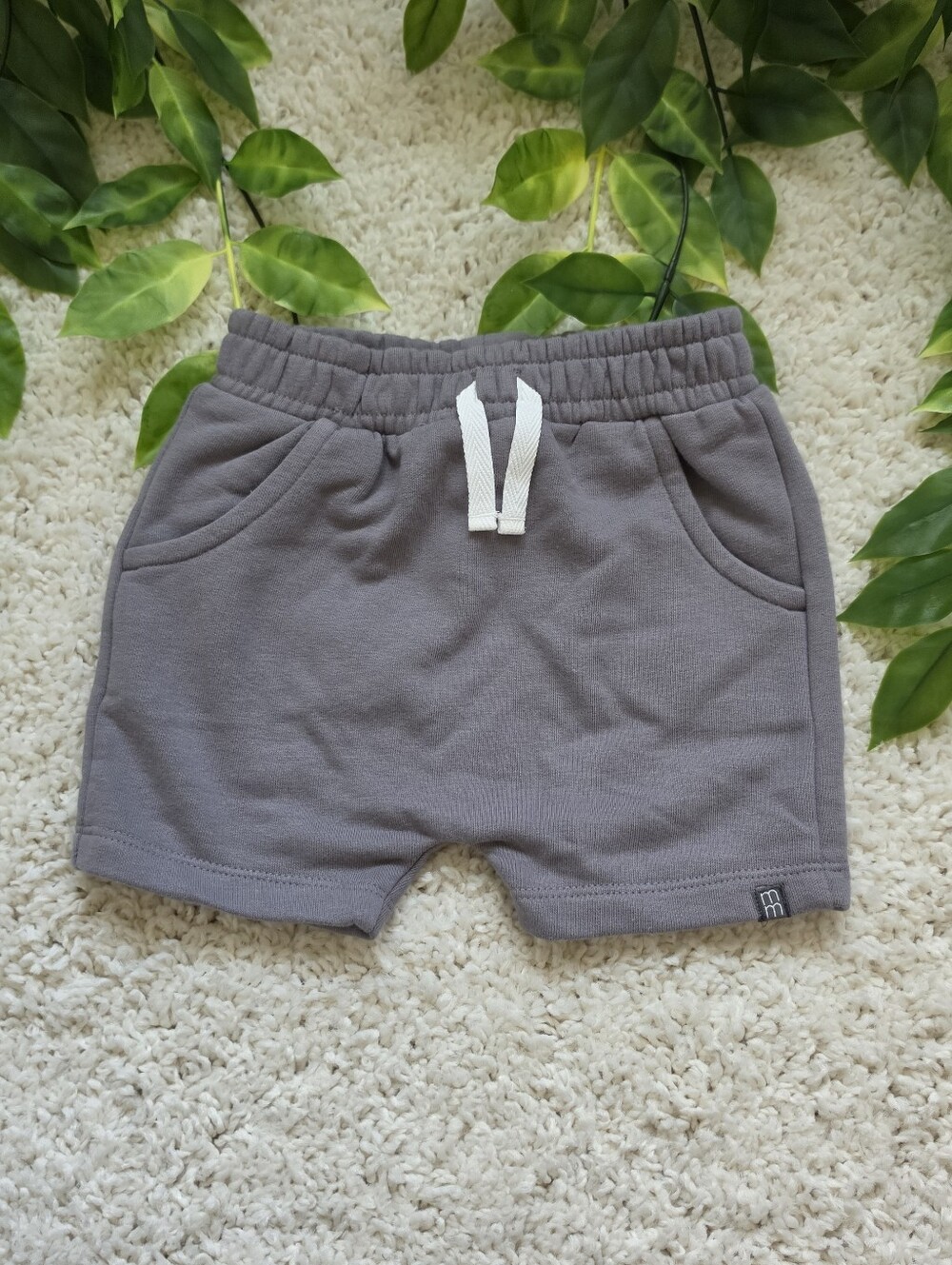 Baby Boy Charcoal Grey Sweat Shorts (9-12 Months)